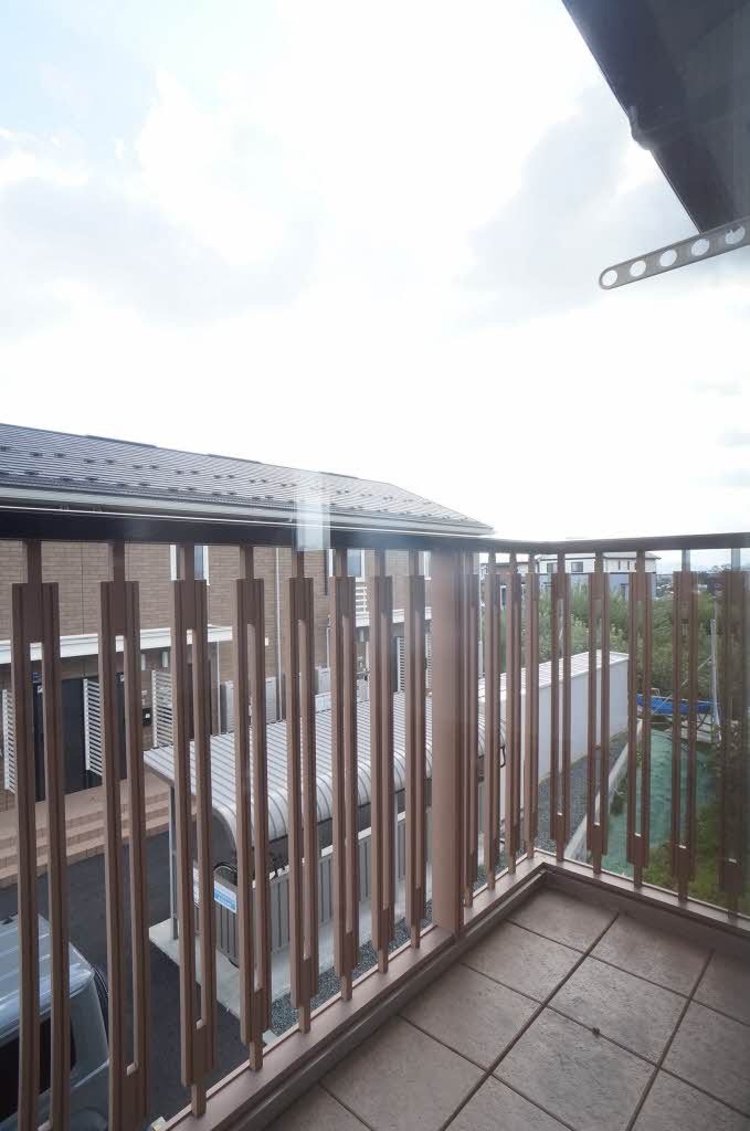 ブランシェ山の手Bのバルコニー