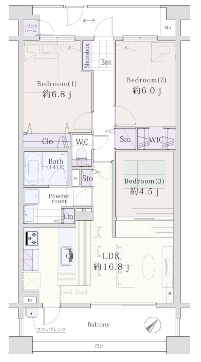 グランチェルト大倉山【仲介手数料無料】