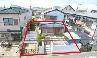 【土地図】 | さいたま市桜区白鍬【古家付き売地】 | 東4.3ｍ公道に面した整形地です。道路付けに良い土地です。