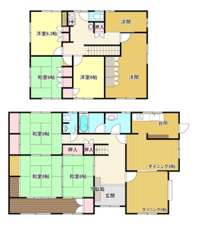 【間取り】 | 丸亀市原田町　中古戸建