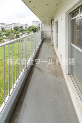 狭山市狭山台2丁目狭山台団地のバルコニー