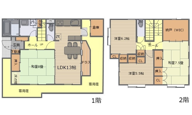 南区向洋新町３丁目の間取り