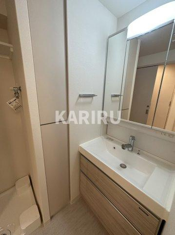 Dimus北浜の洗面所