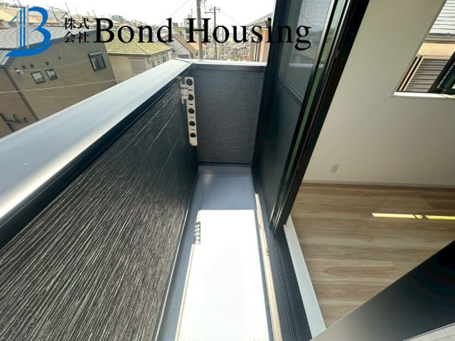 南向きで陽当たり良好　青山台2丁目　新築1区画のバルコニー