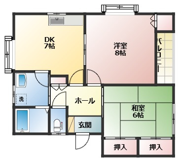 【間取り】 | カーサマルワB
