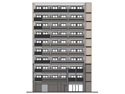 【外観パース】 | フォーリアライズ弁天町ノビア