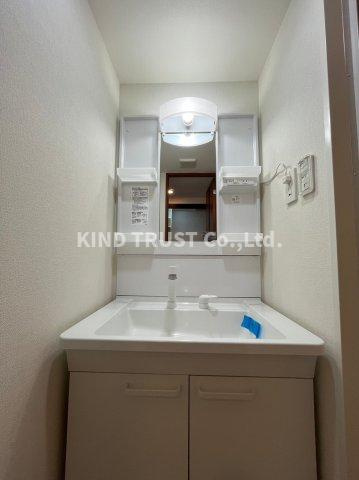 プロスペクト中之島の洗面所|スペースが確保できる洗面所です