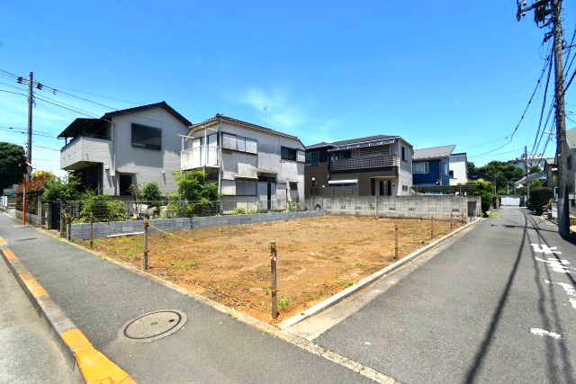 吉祥寺北町5丁目・売地の前面道路含む現地写真