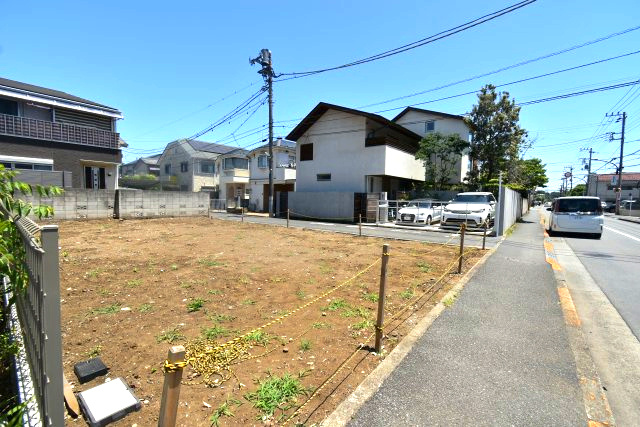 吉祥寺北町5丁目・売地の前面道路含む現地写真