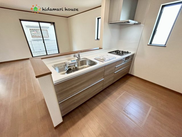 上尾市中分1丁目　新築戸建　ハートフルタウンBのキッチン