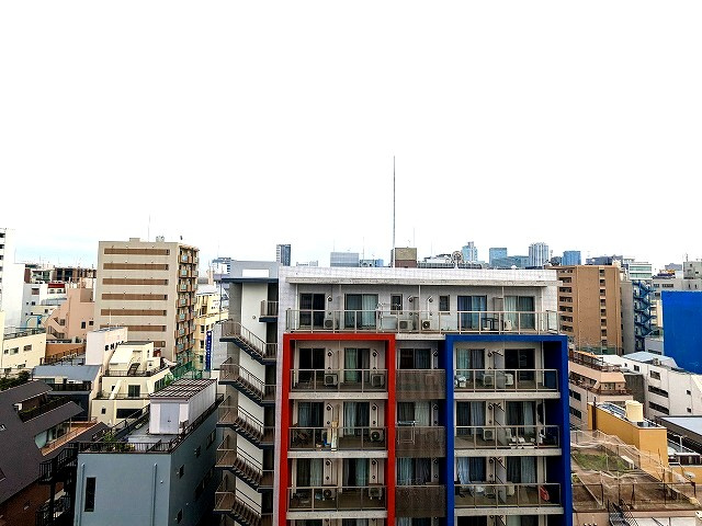 レジデンス　オーデの設備|9F、南向き日当たり眺望良好です