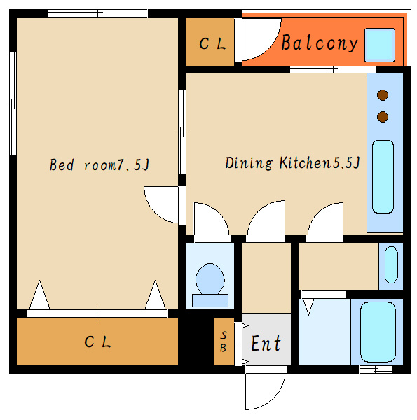エターナルM＆A Ⅱの間取り