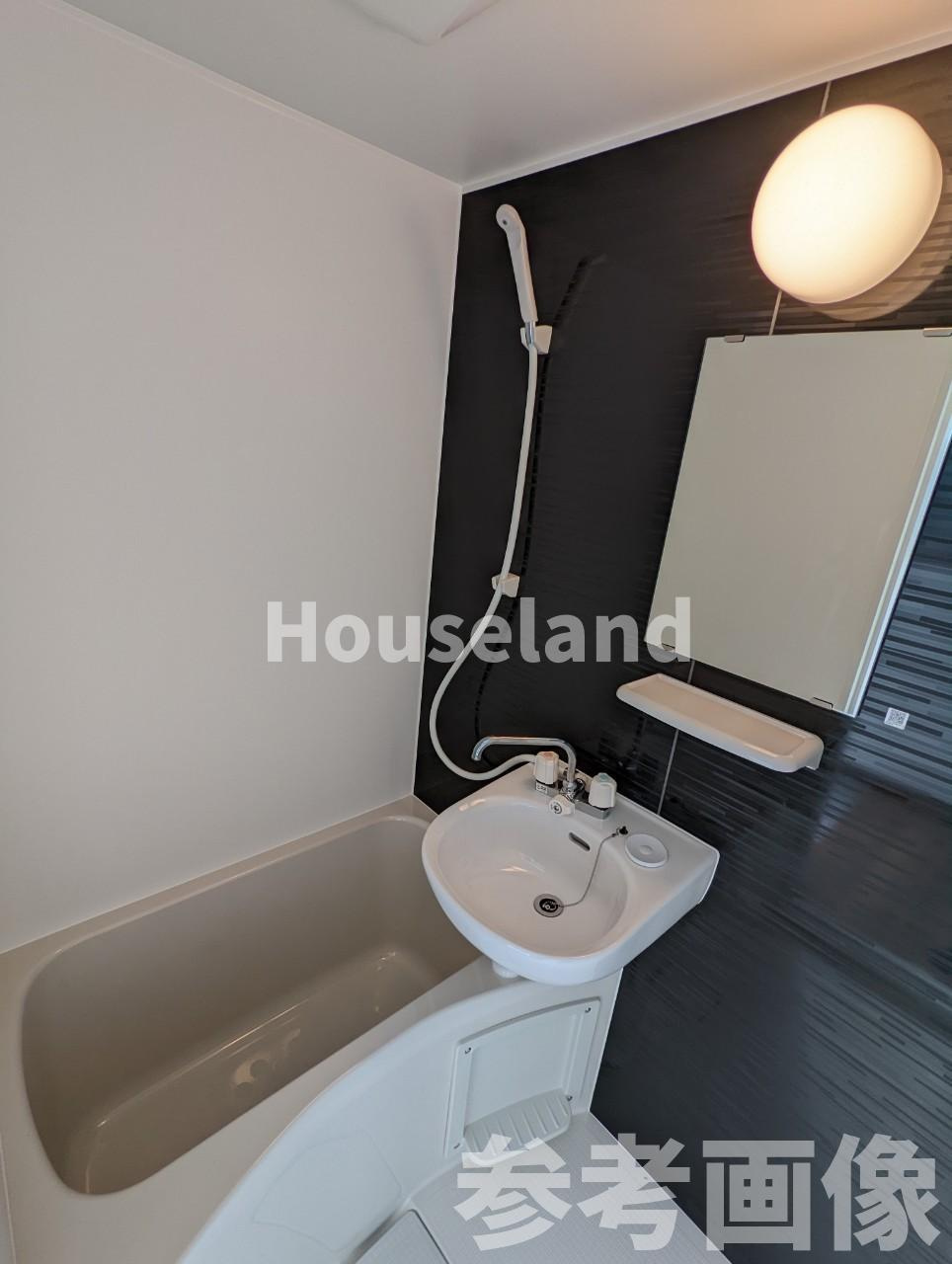 岩出市山のアパートの洗面所