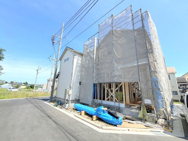 昭島市中神町2丁目新築分譲　全5棟　の前面道路含む現地写真|2025年撮影