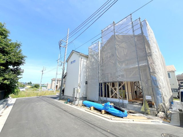 昭島市中神町2丁目新築分譲　全5棟　の前面道路含む現地写真|2025年撮影