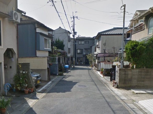 【前面道路含む現地写真】 | 山科区大塚丹田　中古テラスハウス