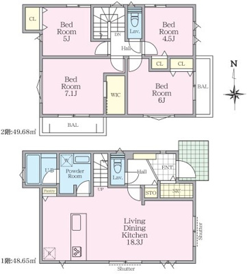 戸塚区舞岡町Ⅱ新築分譲住宅1号棟の画像