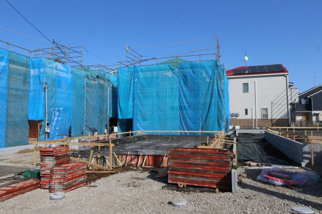 【GRAFARE　ZEH水準仕様】小平小川町７期の外観|ＪＲ武蔵野線「新小平」歩7分＆西武多摩湖線「青梅街道」駅尾徒歩8分