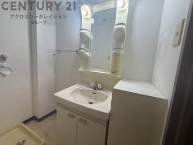 綺麗な独立洗面台