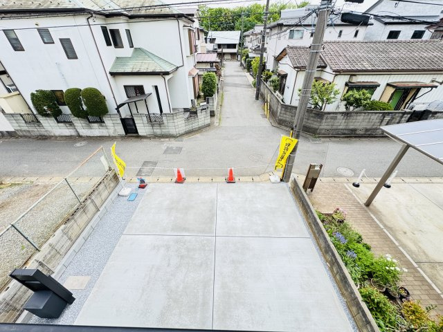 柏市永楽台２丁目新築戸建【第八小学校：2分】の展望|バルコニーより道路側眺望