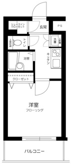 【間取り】 | スカイコートヴィーダ五反田ウエスト