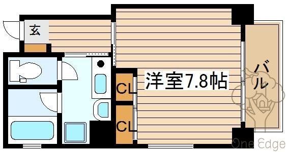 キャピトル天神橋の間取り