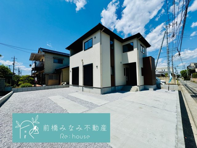 前橋市国領町６期　限定1棟　ずっとプラス　新築建売の外観|外観は落ち着いています