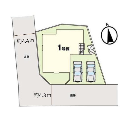 【区画図】 | 福岡市南区和田2丁目3期　1号棟（全1棟）【仲介手数料無料・0円】 | 区画図です。1号棟