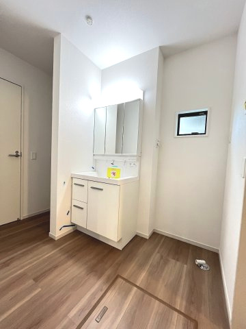 【洗面所】 | 福岡市南区和田2丁目3期　1号棟（全1棟）【仲介手数料無料・0円】 | 現地写真。