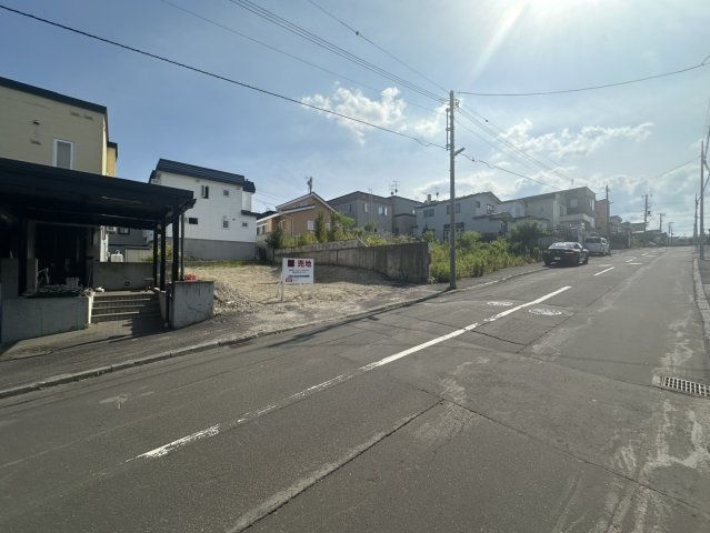 清田6条2丁目[売土地]の前面道路含む現地写真|前面道路（2）！