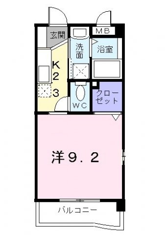 グリーンコートⅢ番館の間取り