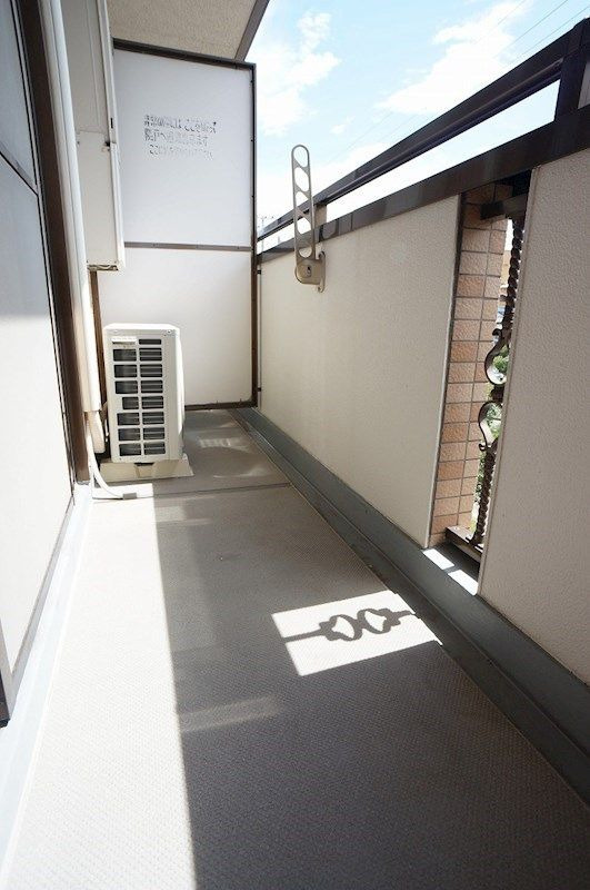 ボナージュ室見のバルコニー