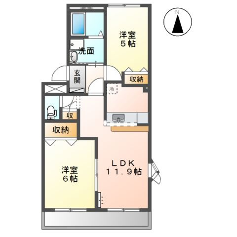 グローリアスＭ・Ｔ・Ｋの間取り