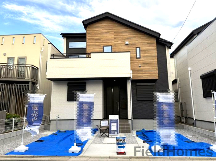 藤沢市片瀬海岸3丁目新築戸建て　5期2号棟の外観|外観「藤沢市片瀬海岸3丁目新築戸建て　2号棟」