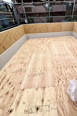 【その他】 | 新築戸建て 桜上水1棟 | 3階建ての屋上は17.36帖の広々テラスです。