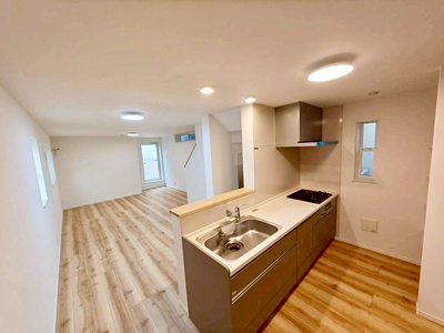 【前面道路含む現地写真】 | 新築戸建て 桜上水1棟 | 車通りの少ない前面道路