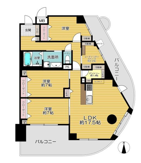 【間取り】 | コム古川橋