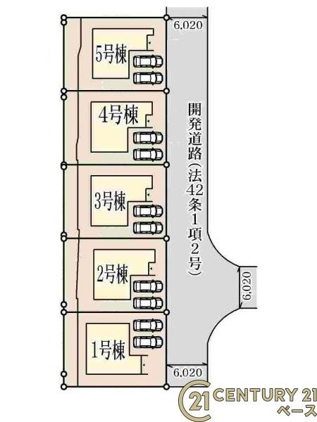 リーブルガーデン萩の台 ２号棟 ／新築一戸建の区画図|■こちらの物件は２号棟です！■
