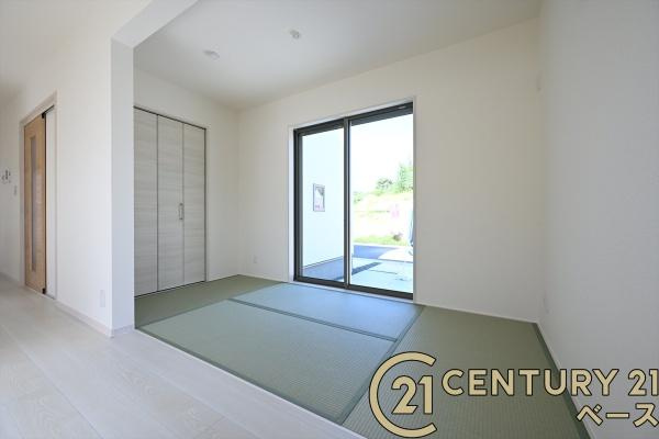 リーブルガーデン萩の台 ３号棟 ／新築一戸建の和室|■現地撮影写真■ほっこり落ち着ける和室！客間としてもご利用いただけます！