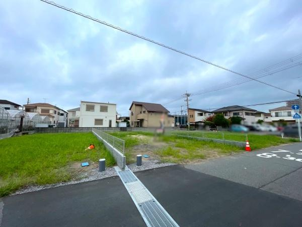 和歌山市松江東3丁目土地（C号地）の前面道路含む現地写真