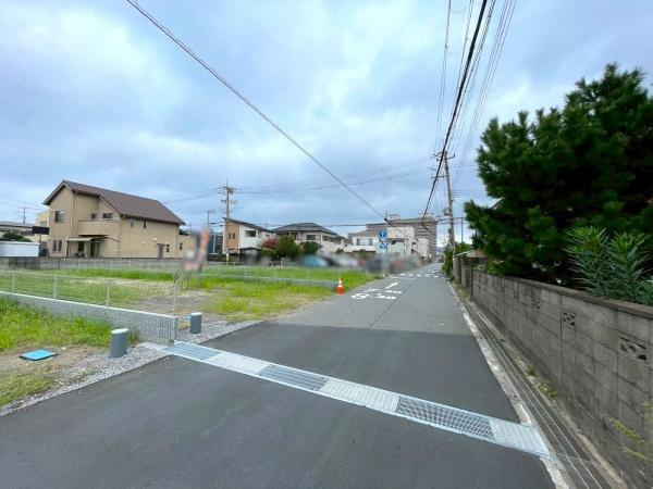 和歌山市松江東3丁目土地（C号地）の前面道路含む現地写真