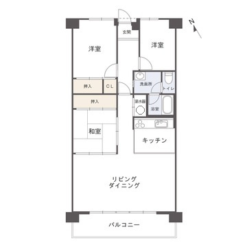 サンライズ姶良の間取り