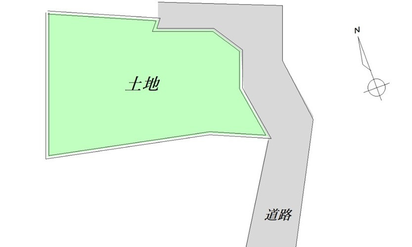 広島市佐伯区五日市中央2丁目　土地の土地図
