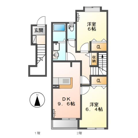 フロンティア栄の間取り
