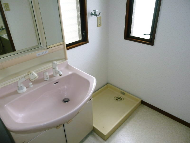 植田山住宅Ｂ棟の洗面所