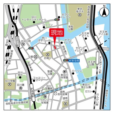 【地図】 | オーキッドレジデンス品川