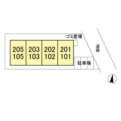【区画図】 | 高橋ハイツ