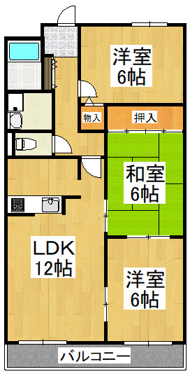 【間取り】 | ブエナビスタ和泉中央