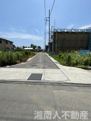 小田原市堀之内　新築戸建の前面道路含む現地写真|前面道路含む現地写真です