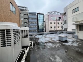 相模原市中央区相模原１丁目テナントのバルコニー